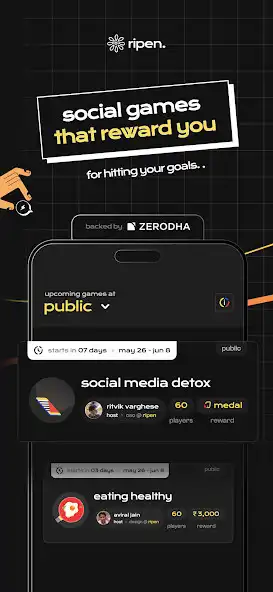 Play Ripen: Hit goals, earn rewards  and enjoy Ripen: Hit goals, earn rewards with UptoPlay