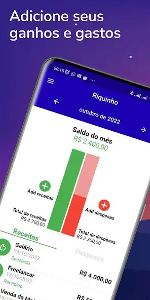 Play Riquinho: Controle de Gastos  and enjoy Riquinho: Controle de Gastos with UptoPlay