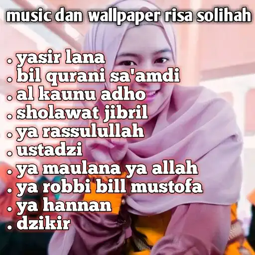 Play risa solihah music wallpaper APK Play risa solihah music wallpaper APK