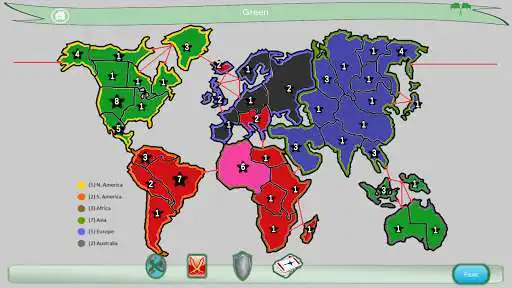 Play Risk and Strategy Battle as an online game Risk and Strategy Battle with UptoPlay