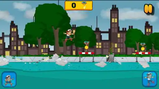 Play Risky Skiing as an online game Risky Skiing with UptoPlay