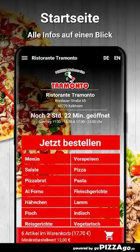 Play Ristorante Tramonto Kelkheim as an online game Ristorante Tramonto Kelkheim with UptoPlay