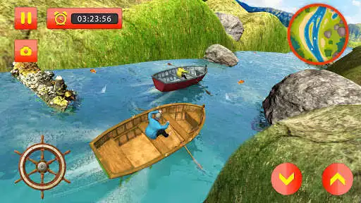 Play River Crossing Boat Racing: Paddle Driving Games  and enjoy River Crossing Boat Racing: Paddle Driving Games with UptoPlay