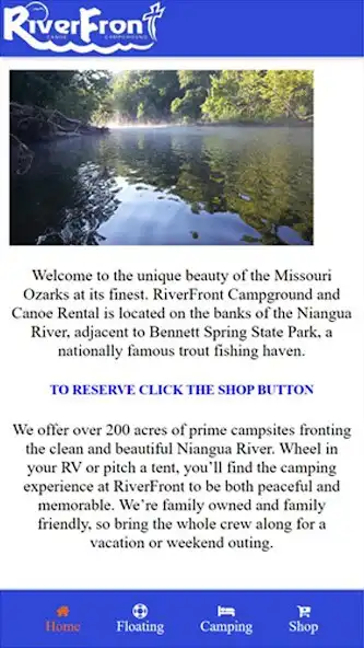 Play River Front Campground  and enjoy River Front Campground with UptoPlay