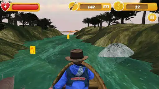 Play River Fun - 3D Jet Boat Racing as an online game River Fun - 3D Jet Boat Racing with UptoPlay