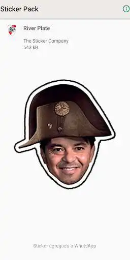 Play APK River Plate Champion Stickers for WhatsApp  and enjoy River Plate Champion Stickers for WhatsApp with UptoPlay com.thestickerco.river