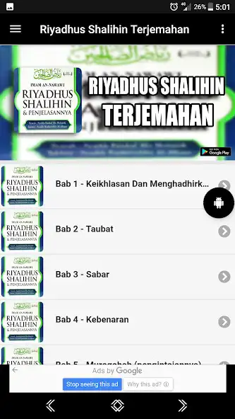 Play Riyadhus Shalihin Terjemahan  and enjoy Riyadhus Shalihin Terjemahan with UptoPlay