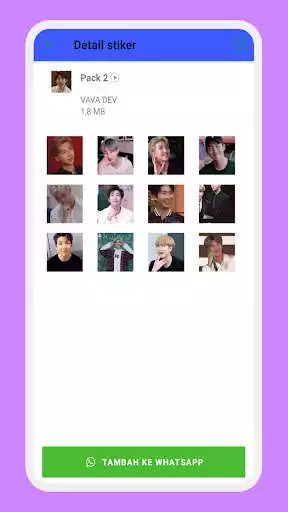 Play RM Bts Animated Stickers as an online game RM Bts Animated Stickers with UptoPlay