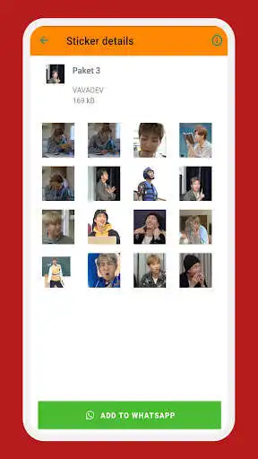 Play RM BTS Sticker WAStickerApps  and enjoy RM BTS Sticker WAStickerApps with UptoPlay