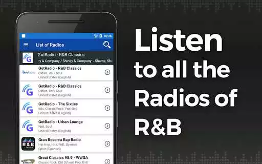 Play RnB Music Radio  and enjoy RnB Music Radio with UptoPlay