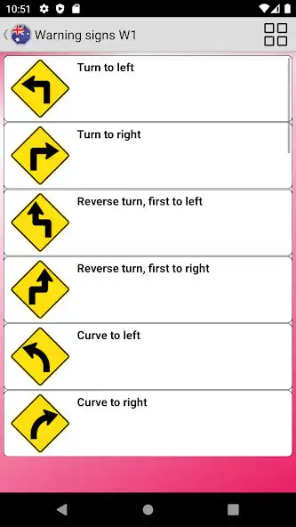 Play Road and traffic signs of Australia as an online game Road and traffic signs of Australia with UptoPlay