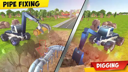 Play Road Construction Excavator  and enjoy Road Construction Excavator with UptoPlay
