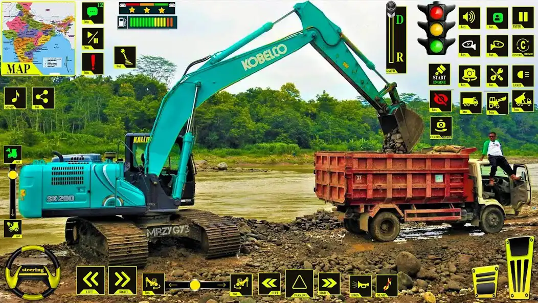 Play Road Construction Jcb games 3D as an online game Road Construction Jcb games 3D with UptoPlay