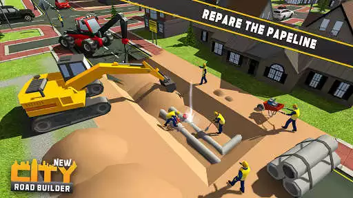 Play Road Construction Simulator - Builder Machines  and enjoy Road Construction Simulator - Builder Machines with UptoPlay