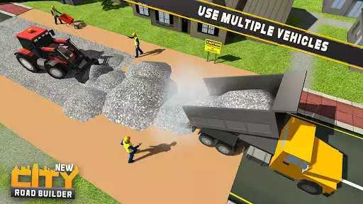 Play Road Construction Simulator - Builder Machines as an online game Road Construction Simulator - Builder Machines with UptoPlay