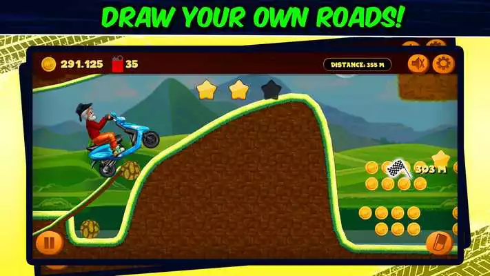 Play Road Draw 2: Moto Race