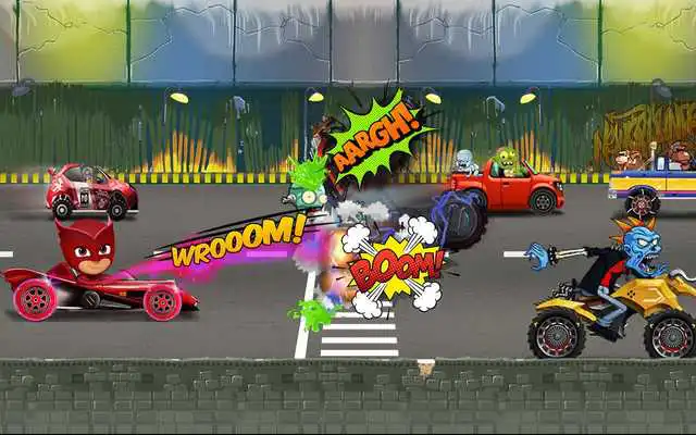Play Road Pj Race Battle Mask Pink