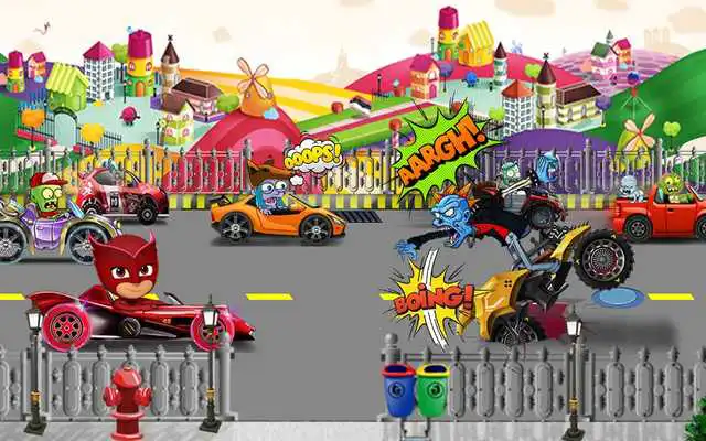 Play Road Pj Race Battle Mask Pink