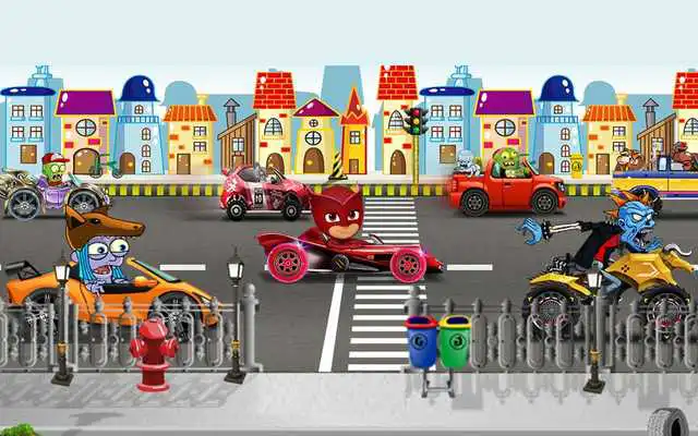 Play Road Pj Race Battle Mask Pink
