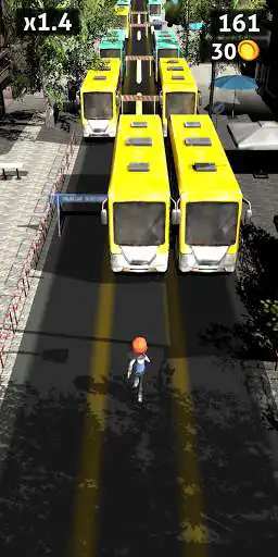 Play Road run - endless runner game as an online game Road run - endless runner game with UptoPlay