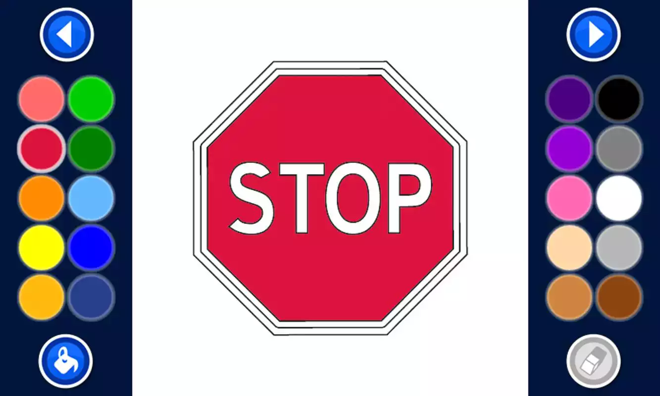 Play road signs coloring pages free