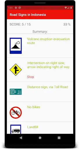Play Road Signs in Indonesia as an online game Road Signs in Indonesia with UptoPlay