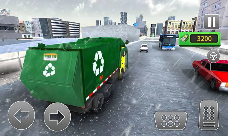 Play Road Sweeper Garbage Truck Sim as an online game Road Sweeper Garbage Truck Sim with UptoPlay