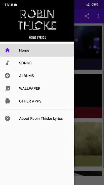 Play Robin Thicke Lyrics  and enjoy Robin Thicke Lyrics with UptoPlay