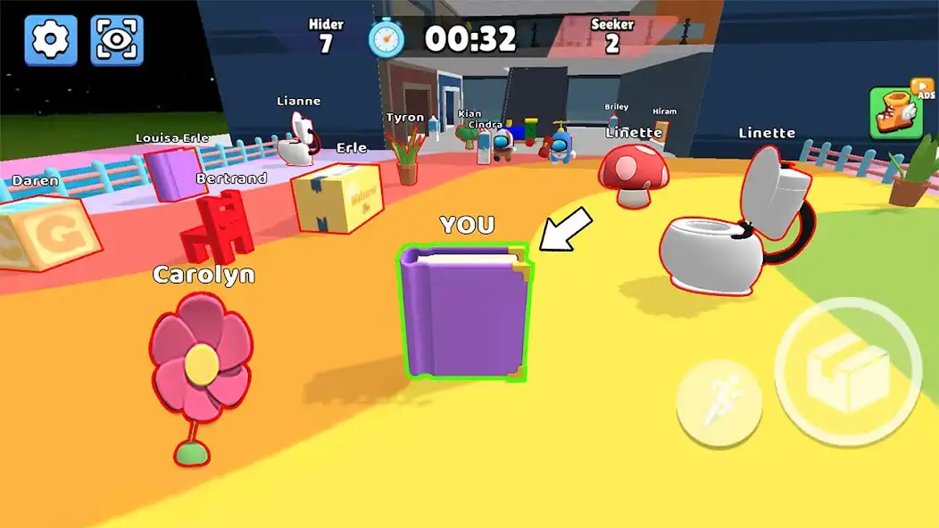 Play Roblock Hunt: Find the Props as an online game Roblock Hunt: Find the Props with UptoPlay