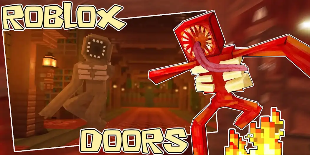 Roblox doors mod mcpe online game with UptoPlay
