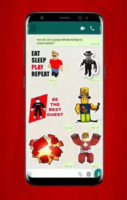 Play Roblox Stickers For WhatsApp - WAStickerApp