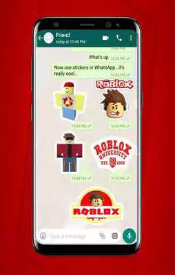 Play Roblox Stickers For WhatsApp - WAStickerApp