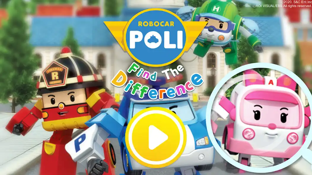 Play Robocar Poli: Find Difference  and enjoy Robocar Poli: Find Difference with UptoPlay