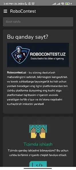 Play Robocontest.uz  and enjoy Robocontest.uz with UptoPlay