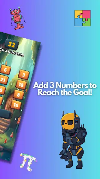 Play RoboMath Adventure as an online game RoboMath Adventure with UptoPlay