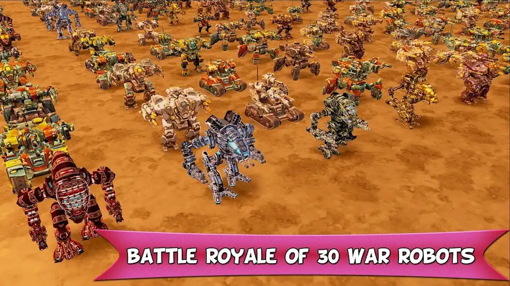 Play RoboRoyale : Battle Royale Of War Robots as an online game RoboRoyale : Battle Royale Of War Robots with UptoPlay