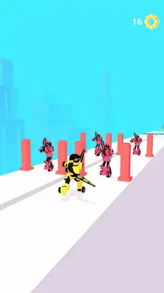 Play Robo Run as an online game Robo Run with UptoPlay