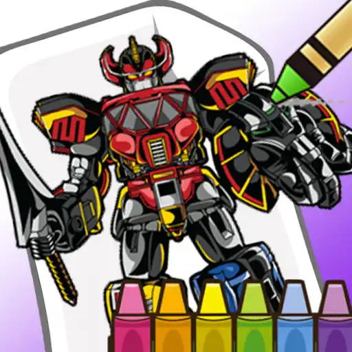 Play Robot and Kaiju Coloring Book APK