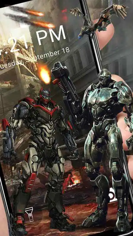 Play Robot APUS Live Wallpaper