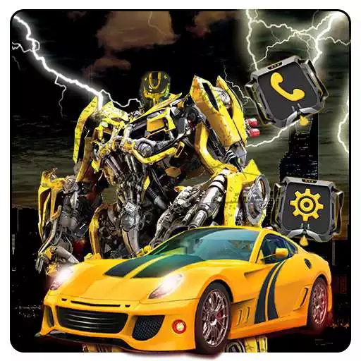 Play Robot Battle Yellow Car Themes  Live Wallpapers APK