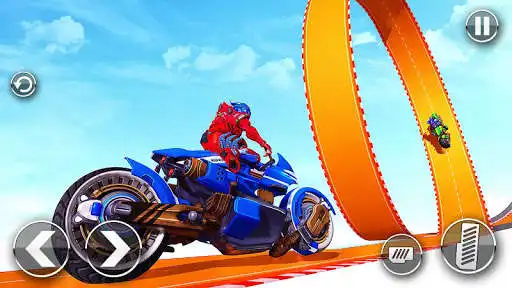 Play Robot Bike Race 3D : Bike Game as an online game Robot Bike Race 3D : Bike Game with UptoPlay
