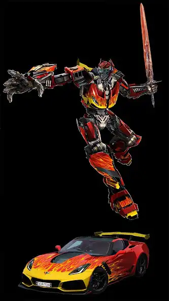 Play Robot Car Transforma wallpaper as an online game Robot Car Transforma wallpaper with UptoPlay