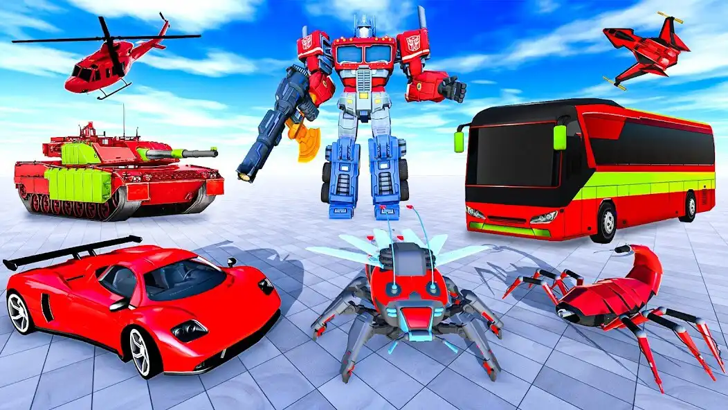 Play Robot Car Transform Games 3D  and enjoy Robot Car Transform Games 3D with UptoPlay