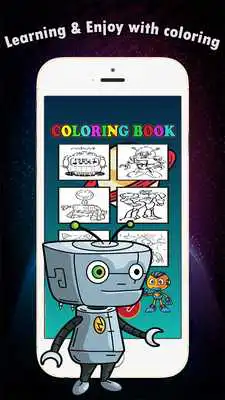 Play Robot Coloring Book - Kids Fun