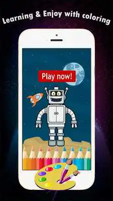 Play Robot Coloring Book - Kids Fun