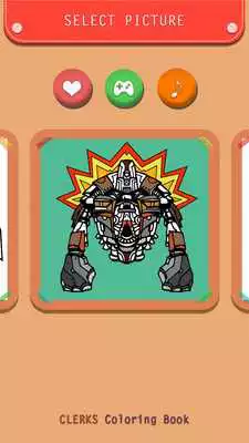 Play Robot Coloring book