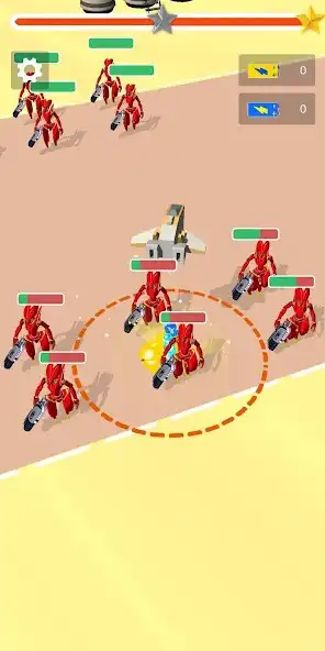 Play Robot Commander: Battle Rush as an online game Robot Commander: Battle Rush with UptoPlay