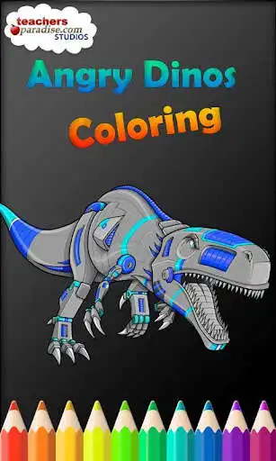 Play Robot Dinosaurs & Big Angry Dinos Coloring Pages  and enjoy Robot Dinosaurs & Big Angry Dinos Coloring Pages with UptoPlay