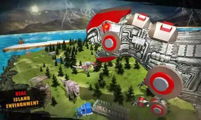 Play Robot Dinosaur Transform Future Underwater Game