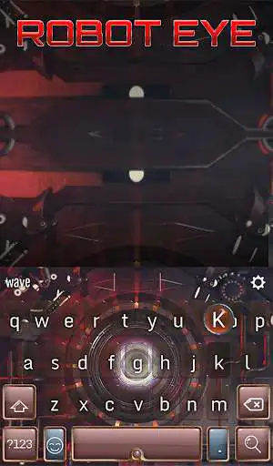 Play Robot Eye Animated Keyboard + Live Wallpaper as an online game Robot Eye Animated Keyboard + Live Wallpaper with UptoPlay